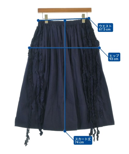 TAO（タオ）ひざ丈スカート 紺 サイズ:S レディース/2200628954039