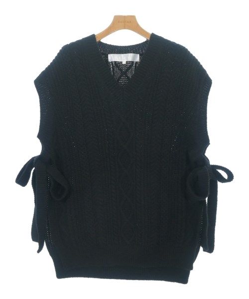 tao タオコムデギャルソン フード付 鍵編みニット ジレ tao ( tricot Comme des Garçons ) / タオ ( トリコ