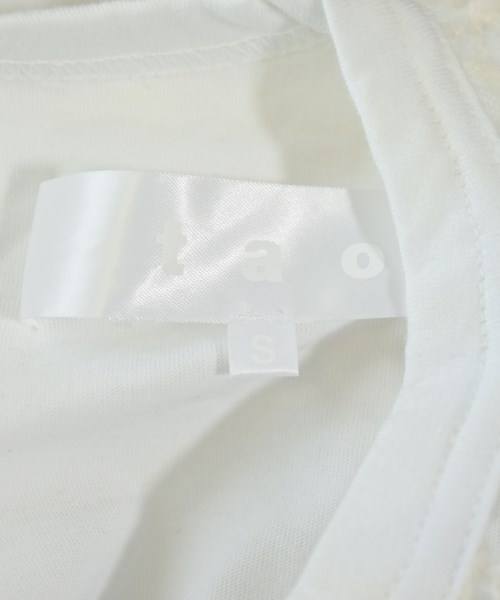 TAO（タオ）Tシャツ・カットソー 白 サイズ:S レディース/2200546861075