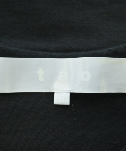 TAO（タオ）Tシャツ・カットソー 黒 サイズ:S レディース/2200619651206