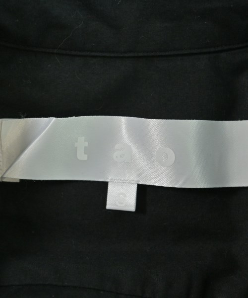 TAO（タオ）カジュアルシャツ 黒 サイズ:S レディース/2200624895022