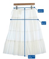 TAO（タオ）ロング・マキシ丈スカート 白 サイズ:-(M位) レディース/2200629986145
