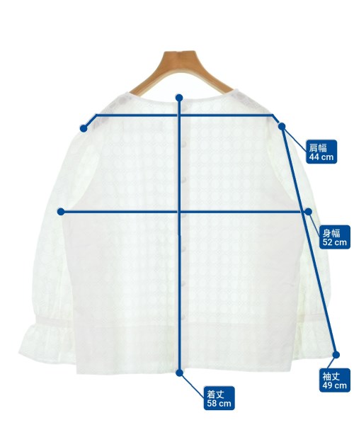 TAO（タオ）ブラウス 白 サイズ:F レディース/2200632549078