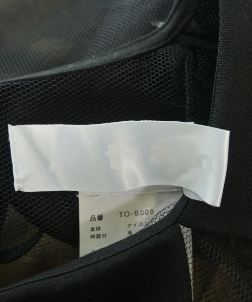 TAO（タオ）カジュアルシャツ 黒 サイズ:-(M位) レディース/2200620933124