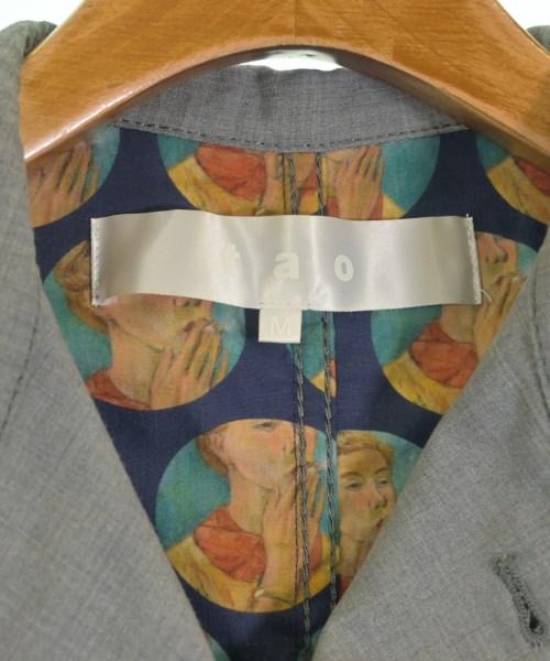 TAO（タオ）カジュアルジャケット グレー サイズ:M レディース/2200621083033