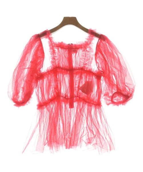 noir kei ninomiya(ノワール　ケイ　ニノミヤ)ブラウス 赤 サイズ:S/2200603098260