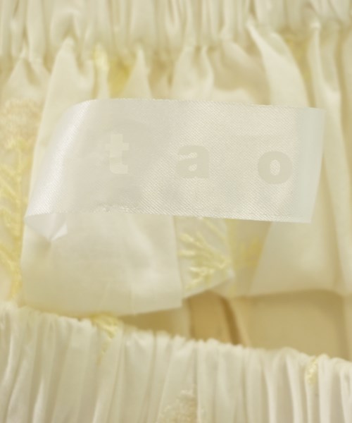 TAO（タオ）ロング・マキシ丈スカート 白 サイズ:-(M位) レディース/2200673888082