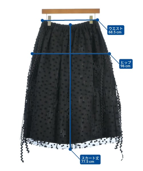 TAO（タオ）ロング・マキシ丈スカート 黒 サイズ:-(M位) レディース/2200674388123