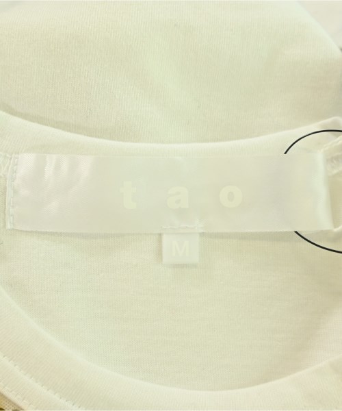 TAO（タオ）Tシャツ・カットソー 白 サイズ:M レディース/2200672542169