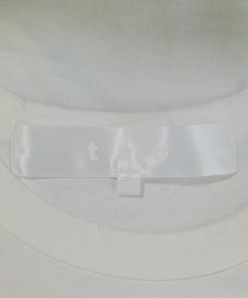 TAO（タオ）Tシャツ・カットソー 白 サイズ:S レディース/2200681466067
