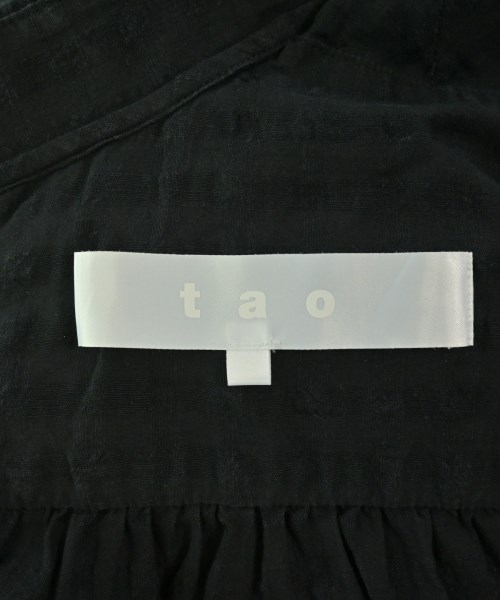 TAO（タオ）カジュアルシャツ 黒 サイズ:S レディース/2200688023102