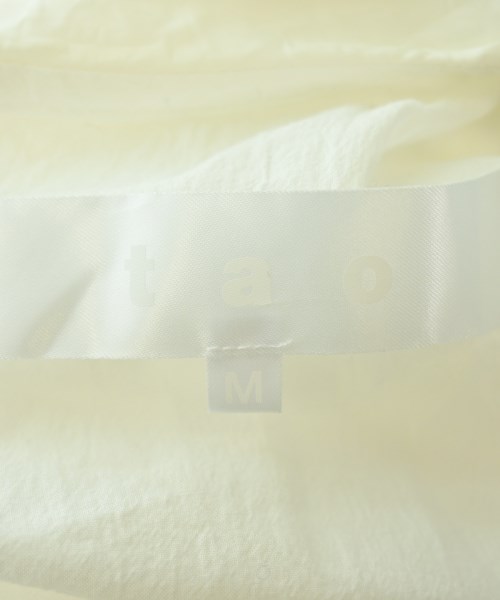 TAO（タオ）シャツワンピース 白 サイズ:M レディース/2200696596056