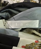 TAO（タオ）ひざ丈スカート 黒 サイズ:F レディース/2200694803088