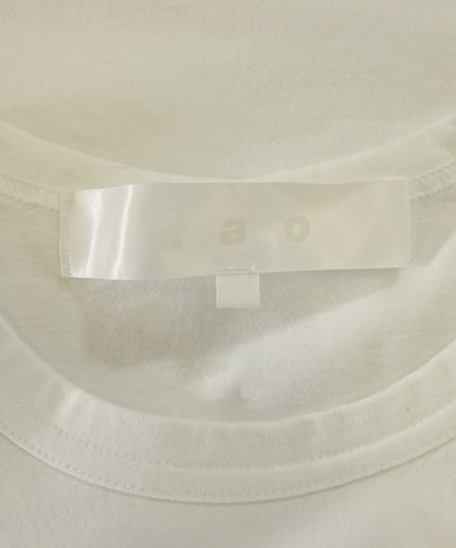 TAO（タオ）Tシャツ・カットソー 白 サイズ:S レディース/2200654052013