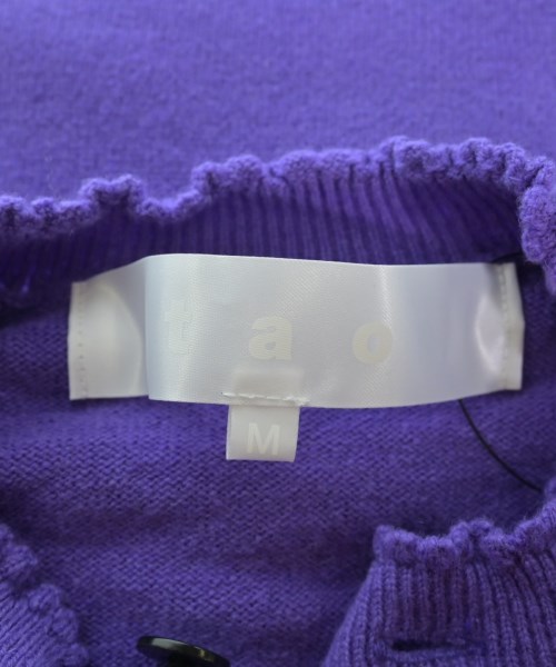 TAO（タオ）カーディガン 紫 サイズ:M レディース/2200649167098