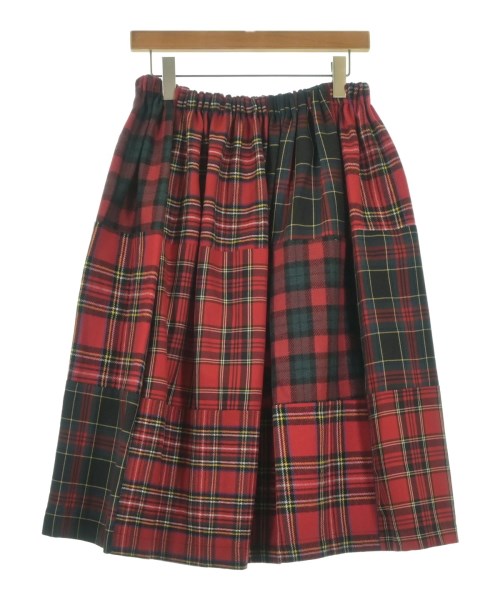 TAO(タオ)ひざ丈スカート 赤 サイズ:S/2200656492053