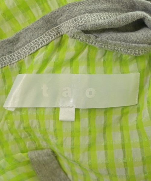 TAO（タオ）Tシャツ・カットソー グレー サイズ:S レディース/2200656849116