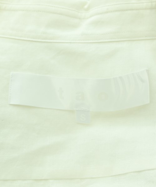 TAO（タオ）カジュアルシャツ 白 サイズ:S レディース/2200659053169