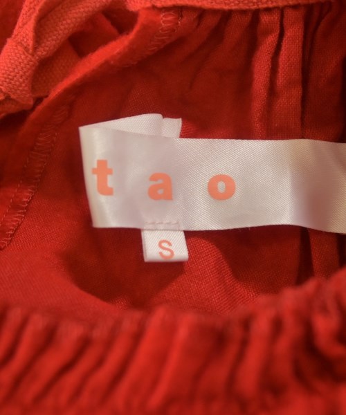 TAO（タオ）カジュアルシャツ 赤 サイズ:S レディース/2200660415048