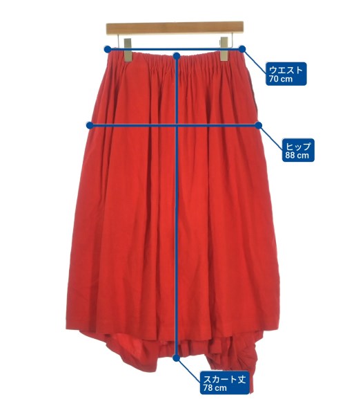 TAO（タオ）ロング・マキシ丈スカート 赤 サイズ:-(M位) レディース/2200660415055