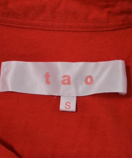 TAO（タオ）カジュアルシャツ 赤 サイズ:S レディース/2200656596188