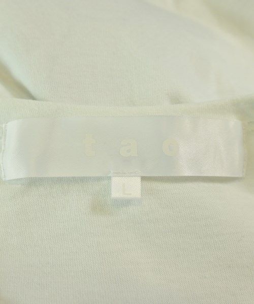 TAO（タオ）Tシャツ・カットソー 白 サイズ:L レディース/2200713593099