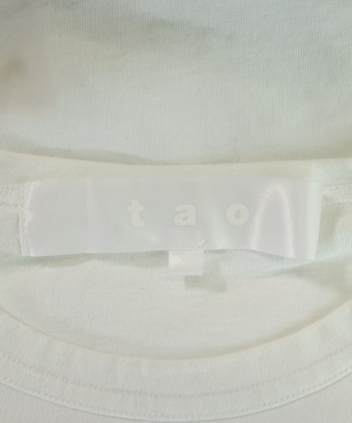 TAO（タオ）Tシャツ・カットソー 白 サイズ:S レディース/2200714291154