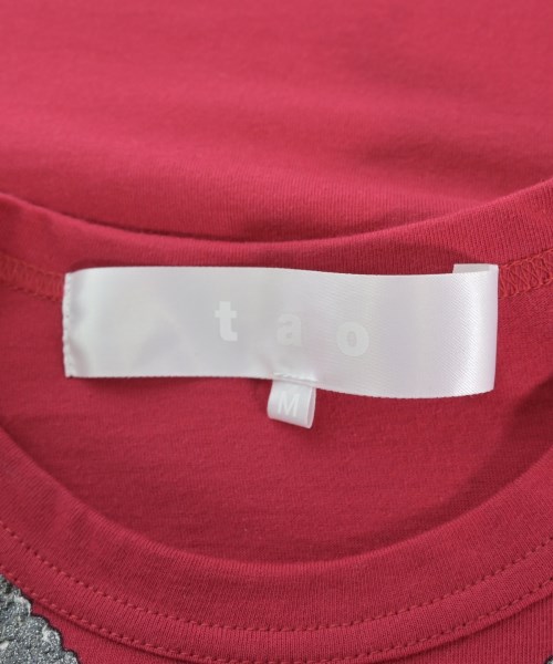 TAO（タオ）Tシャツ・カットソー 赤 サイズ:M レディース/2200716485056