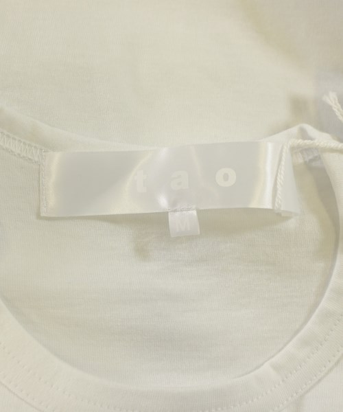 TAO（タオ）Tシャツ・カットソー 白 サイズ:M レディース/2200645954081