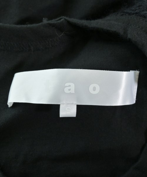 TAO（タオ）Tシャツ・カットソー 黒 サイズ:S レディース/2200648915065