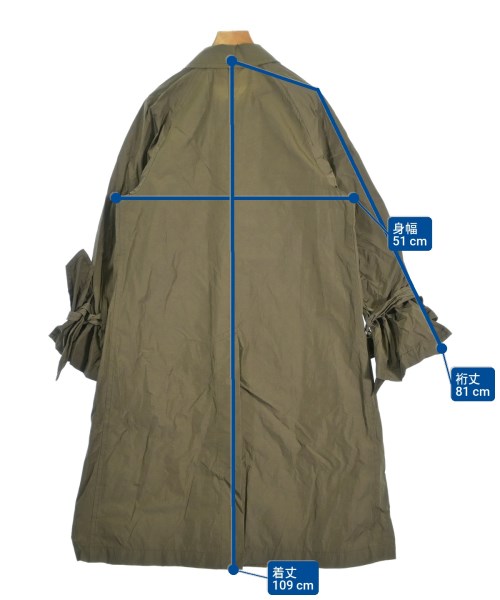 TAO（タオ）ステンカラーコート カーキ サイズ:S レディース/2200639077017