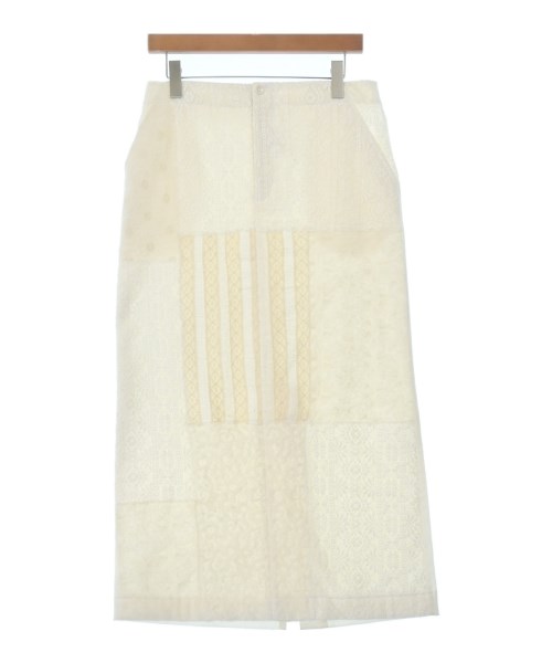 TAO(タオ)ロング・マキシ丈スカート 白 サイズ:M/2200653876030