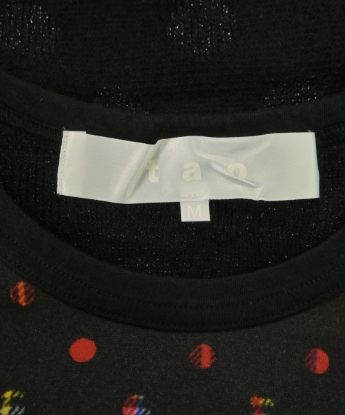 TAO（タオ）Tシャツ・カットソー 黒 サイズ:M レディース/2200653747194