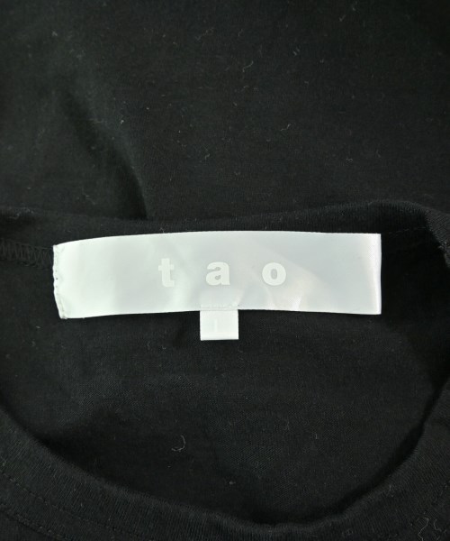 TAO（タオ）Tシャツ・カットソー 黒 サイズ:L レディース/2200703239013