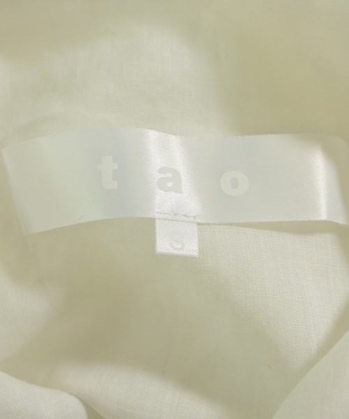 TAO（タオ）ブラウス 白 サイズ:S レディース/2200709841067