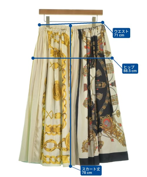 TAO（タオ）ロング・マキシ丈スカート 白 サイズ:-(M位) レディース/2200663567058