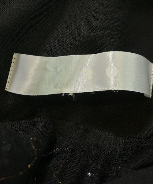 TAO（タオ）ひざ丈スカート 黒 サイズ:-(L位) レディース/2200666035066