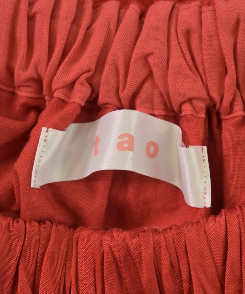 TAO（タオ）ロング・マキシ丈スカート 赤 サイズ:-(M位) レディース/2200666533128