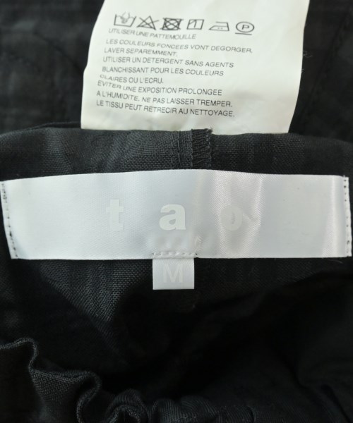 TAO（タオ）クロップドパンツ 黒 サイズ:M レディース/2200666681027