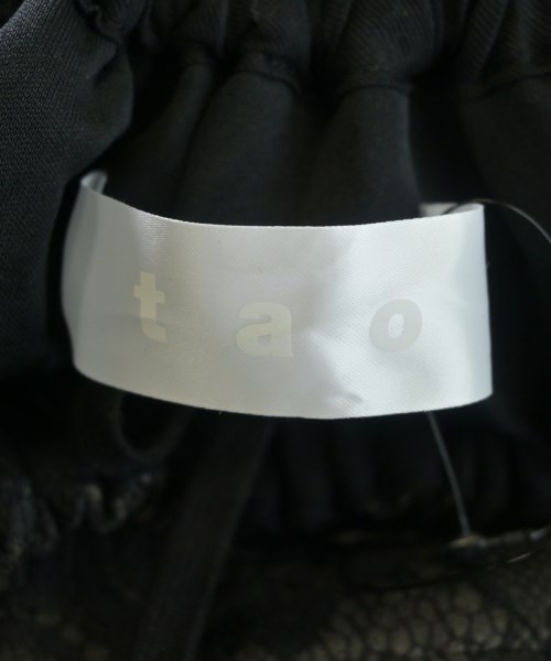 TAO（タオ）ひざ丈スカート 黒 サイズ:-(M位) レディース/2200670454167