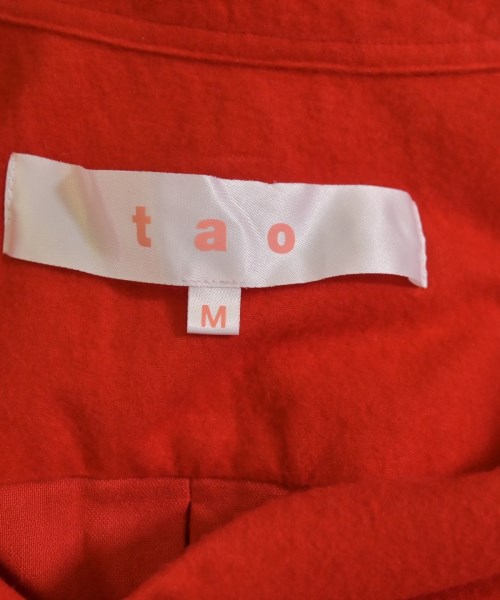 TAO（タオ）カジュアルシャツ 赤 サイズ:M レディース/2200670454235