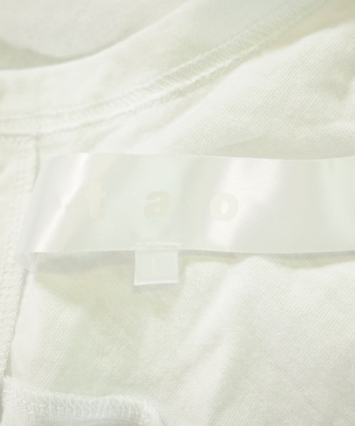 TAO（タオ）Tシャツ・カットソー 白 サイズ:L レディース/2200729637053