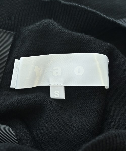 TAO（タオ）ニット・セーター 黒 サイズ:S レディース/2200734639028