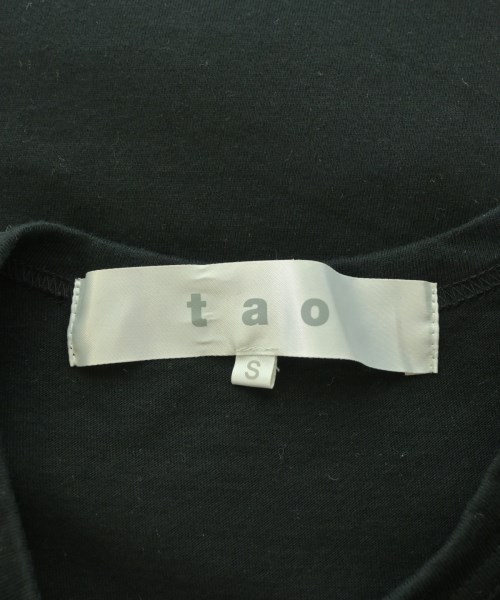 TAO（タオ）Tシャツ・カットソー 黒 サイズ:S レディース/2200714960357