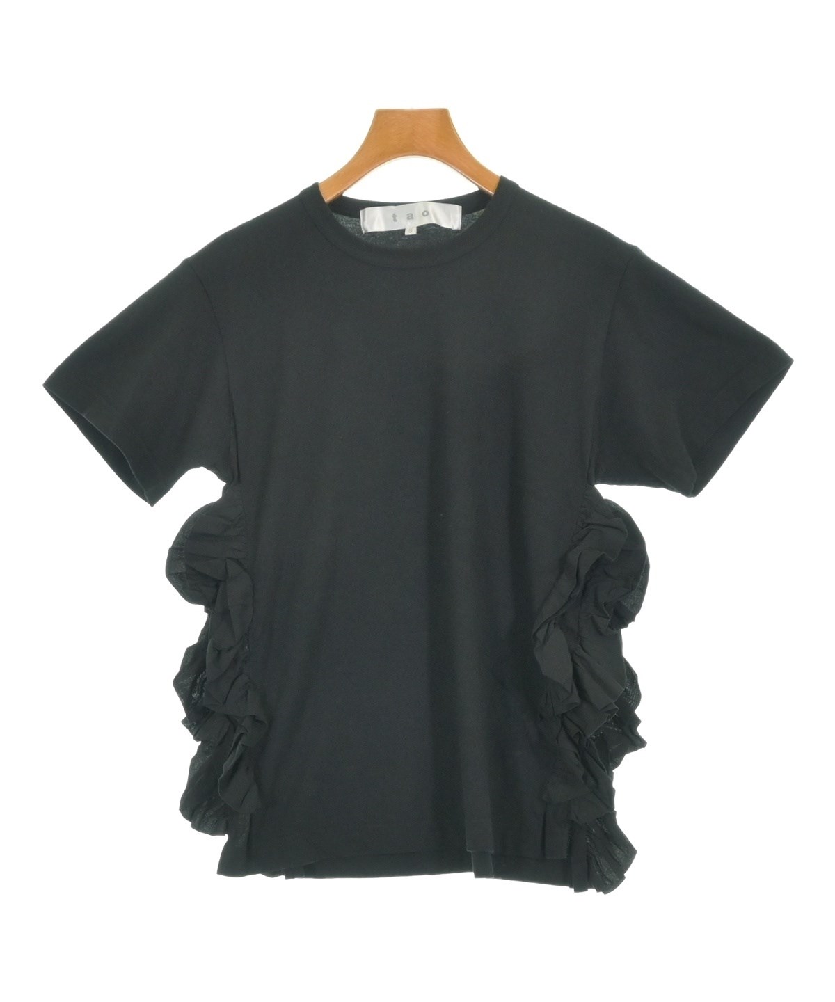 TAO（タオ）Tシャツ・カットソー 黒 サイズ:S レディース