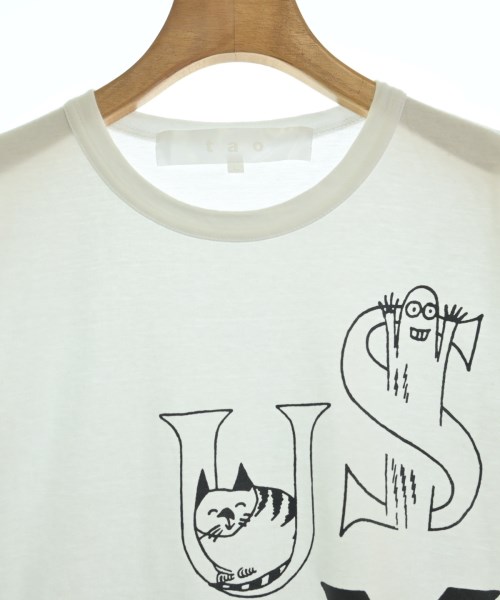 TAO（タオ）Tシャツ・カットソー 白 サイズ:L レディース/2200719528026