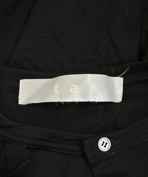 TAO（タオ）Tシャツ・カットソー 黒 サイズ:F レディース/2200720741056