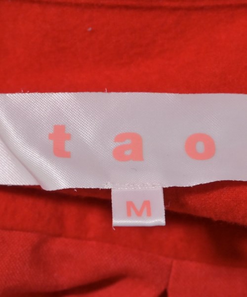 TAO（タオ）カジュアルシャツ 赤 サイズ:M レディース/2200683338324