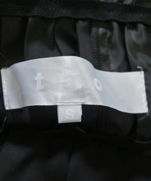 TAO（タオ）ひざ丈スカート 黒 サイズ:S レディース/2200686784036