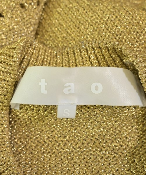 TAO（タオ）ニット・セーター ゴールド サイズ:S レディース/2200687650118
